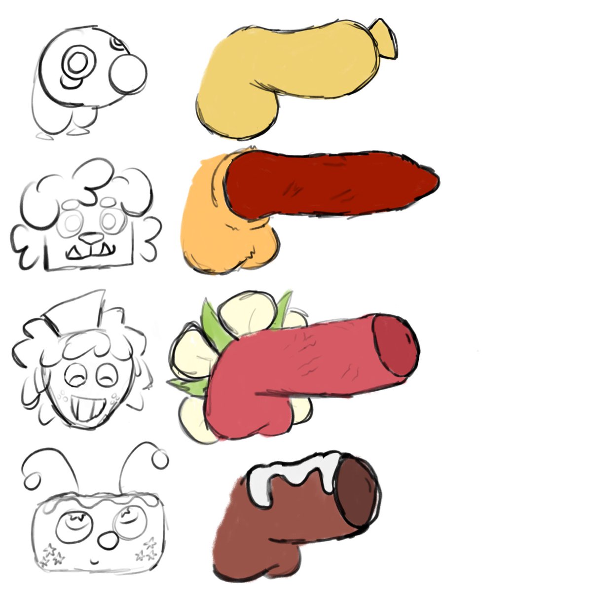 Howeee7000's tweet photo. I need to draw pussies more… comment your favorite lesbian dandy’s world ship #dandysworldnsfw https://t.co/vLhhQm4zZw