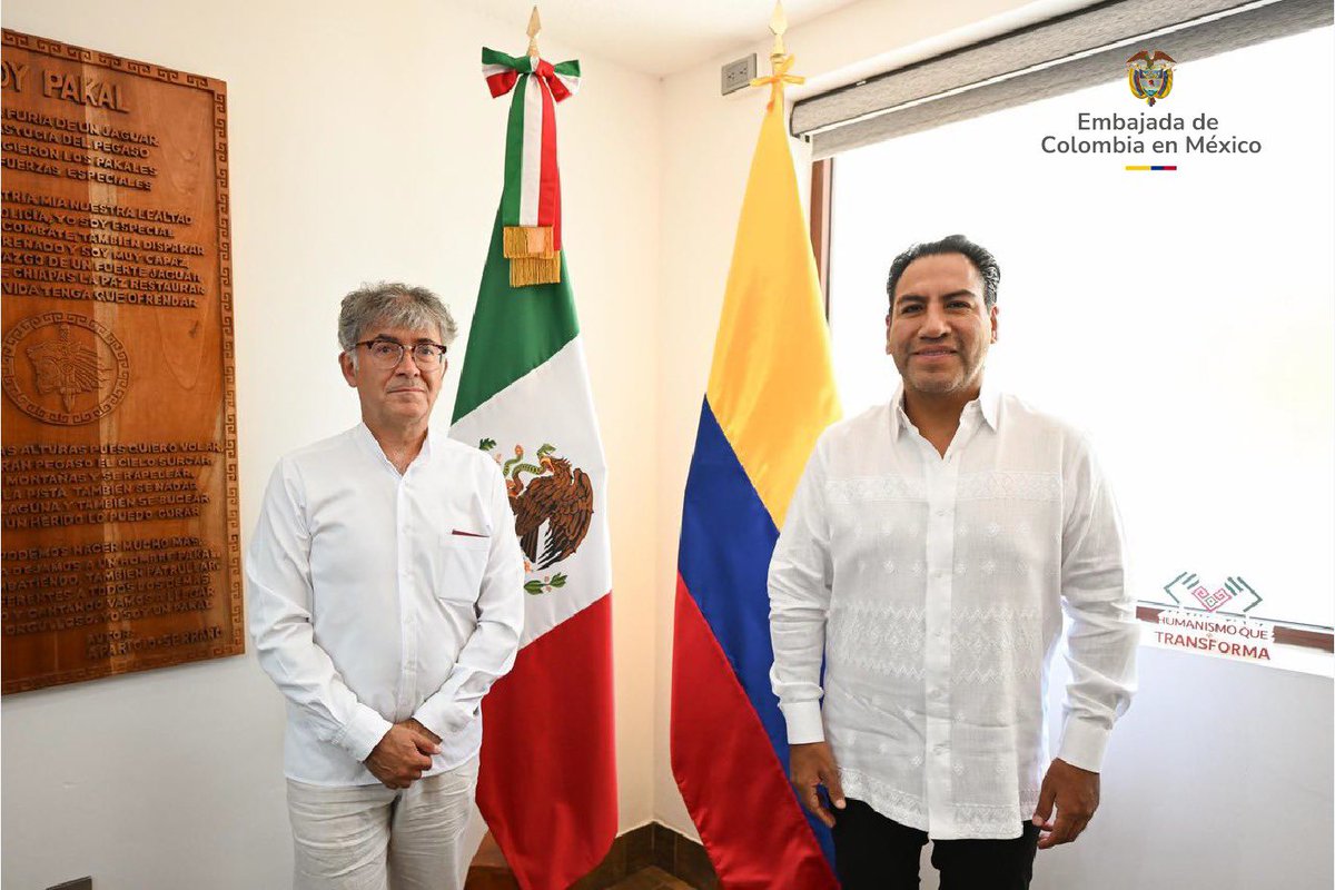 Embajada de Colombia en México tweet media