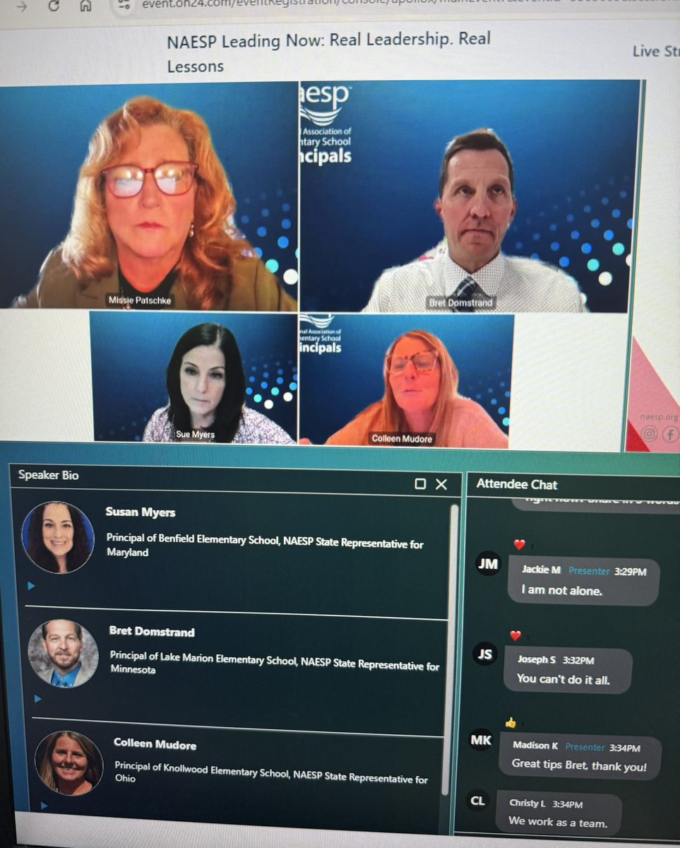C_Forte4's tweet photo. Learning never ends. Today’s session with principals across the nation at #NAESP Leading Now reminded me why I lead. “Real Leadership. Real Lessons.” Their words echoed so many of my core passions. @NAESP https://t.co/EZe9N2N8v1