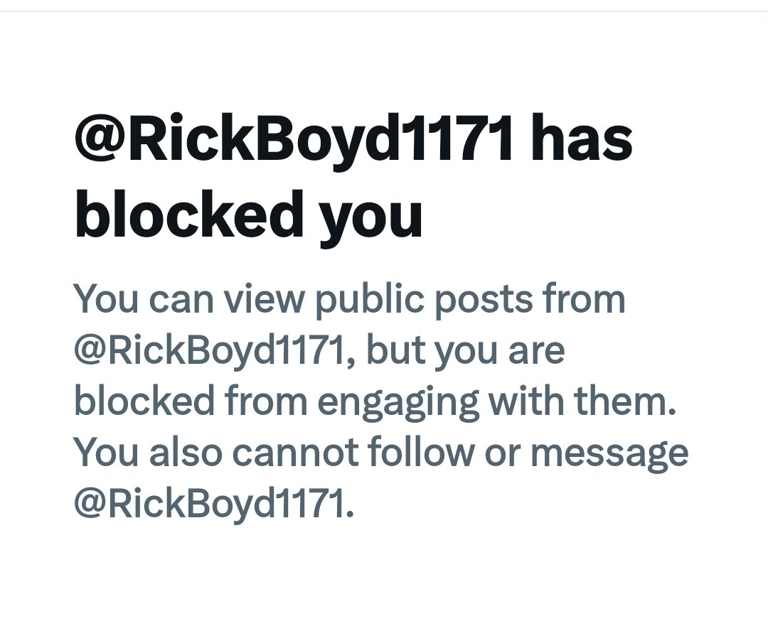 TopTrendingNL's tweet photo. @RickBoyd1171 you don't reply and blocked! Stay and fight like a man. https://t.co/xOQplDWF92