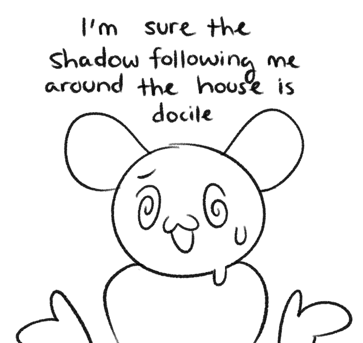 We saw a domesticated rabbit hop across our bedroom floor the other night while we were trying to fall asleep