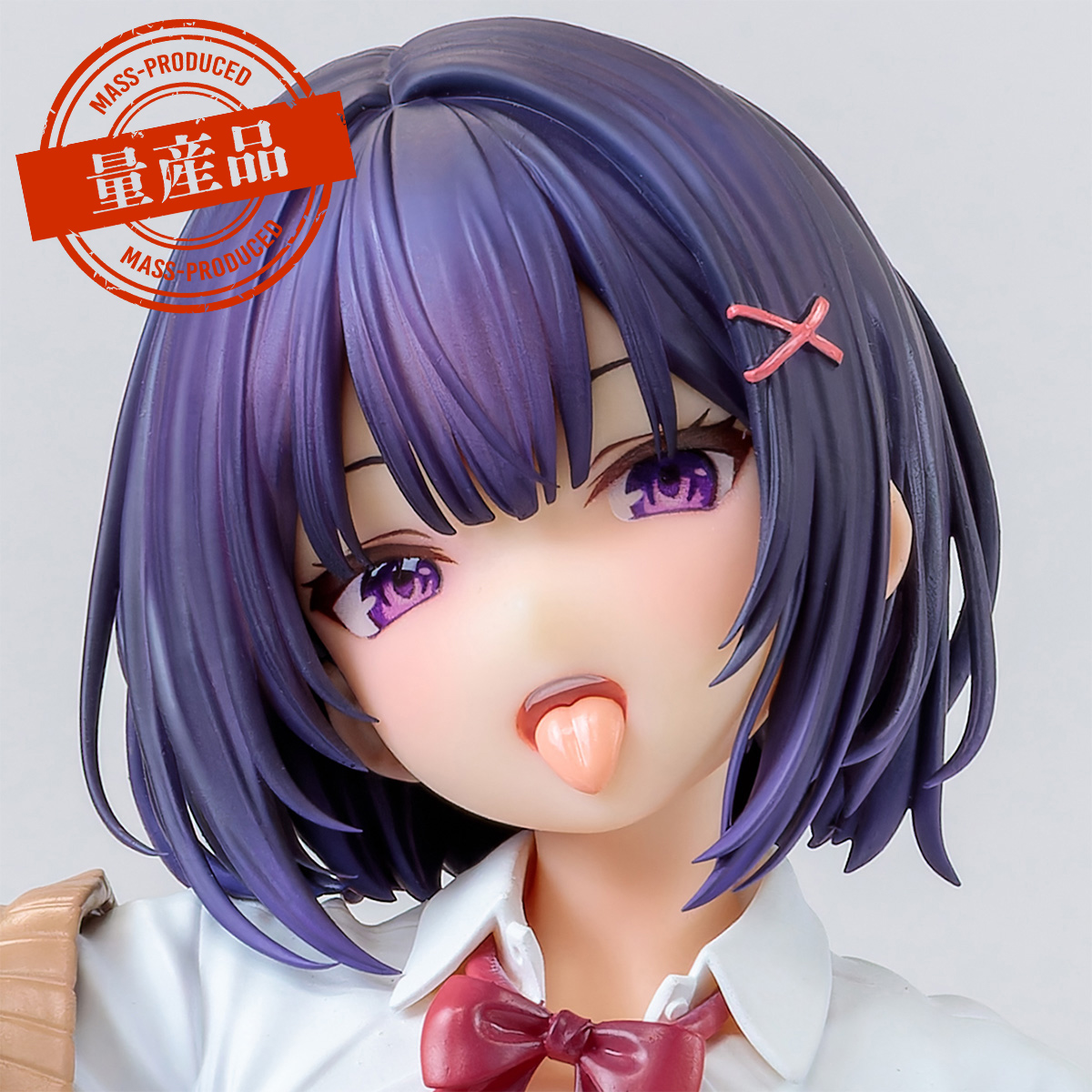 scarlet_insight's tweet photo. 【本日のフィギュアお顔クローズアップ】
💜千秋💜
からかうような表情の男の娘✨
立体感のある口元がポイントです！

#美少年フィギュア #インサイトのフィギュア #肉感美少年 https://t.co/MzzlCFrDS4