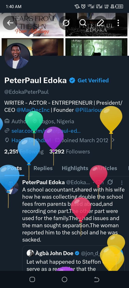 PeterPaul Edoka tweet media