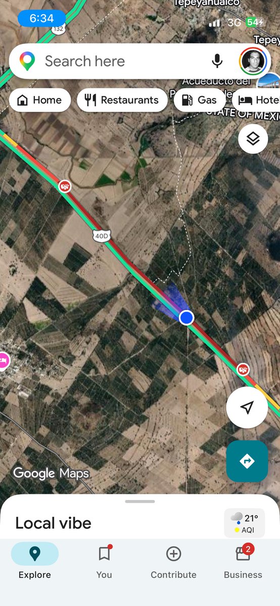 Janderro's tweet photo. @arconorte hey; estoy parado en el km 157 rumbo a queretaro; pasando sahgun city; que hay o por que esta patado? https://t.co/Wef4Np3yic
