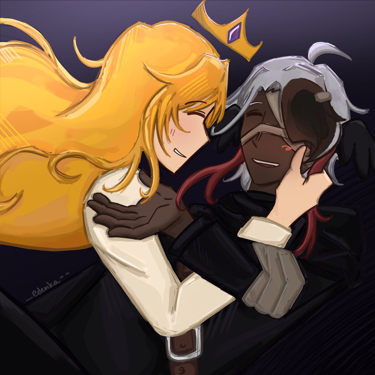 _edenka's tweet photo. 😲
#eyedunnomanfanart #royalvision https://t.co/r72iYj5h59