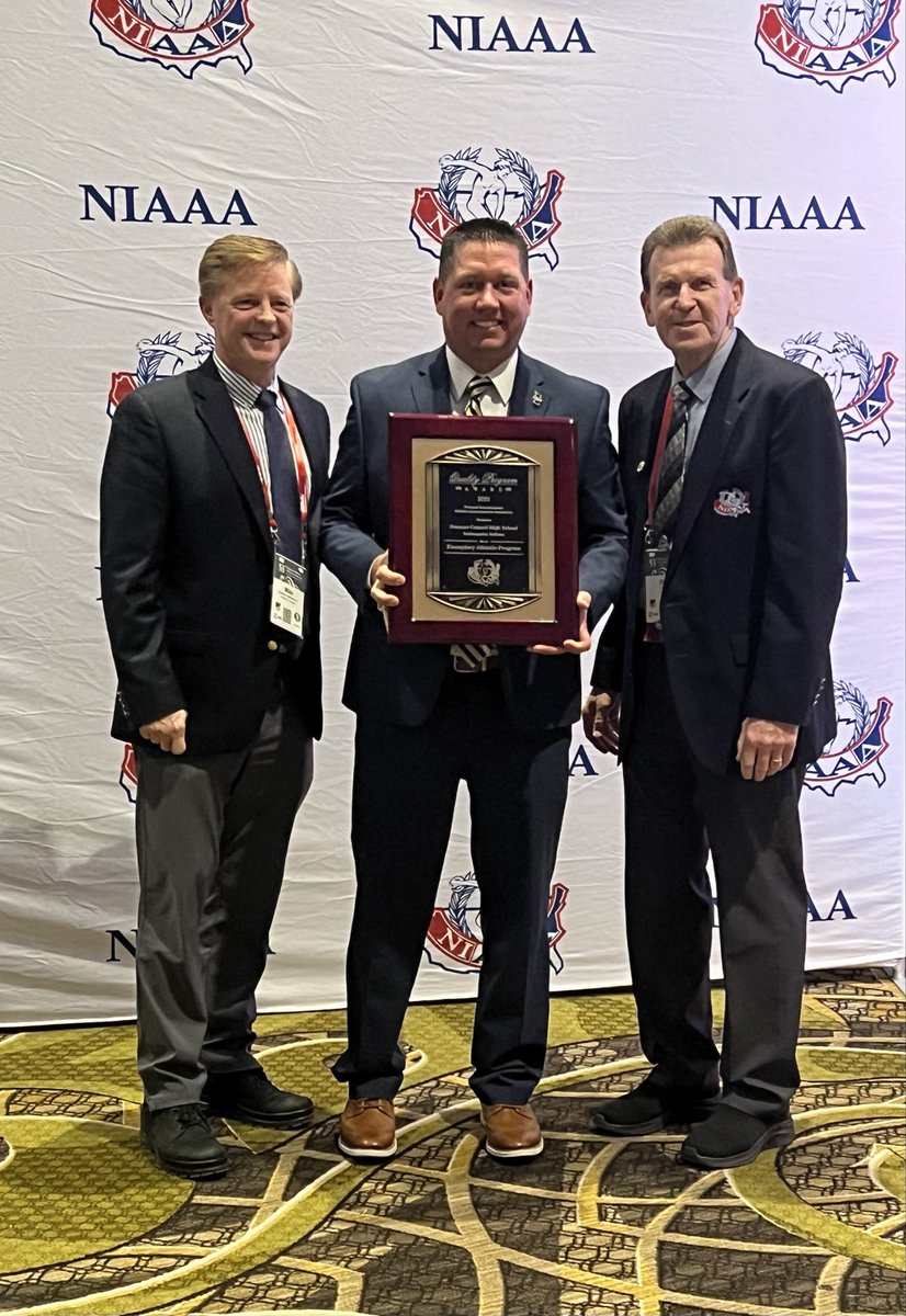 DCCoachDixson's tweet photo. I am honored and excited to have begun my term as President of the @IIAAA3.  Standing on the shoulders of so many great leaders that have served, we are committed to protecting and improving education-based athletics in Indiana and across this great country! @NIAAA9100 https://t.co/Pbr1dW6xmX