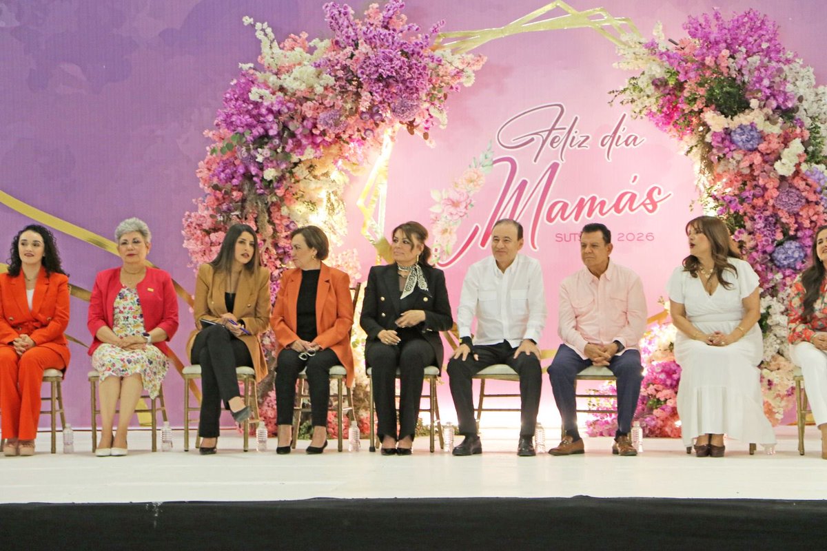 SonoraIsaf's tweet photo. Acompañando al gobernador de Sonora @AlfonsoDurazo la Auditora Mayor del ISAF, Dra. Beatriz Elena Huerta Urquijo, participó en el evento organizado por el S.U.T.S.P.E.S. con motivo del Día de las Madres, reconociendo la dedicación y compromiso de las madres servidoras públicas. https://t.co/D87hrHNtmA
