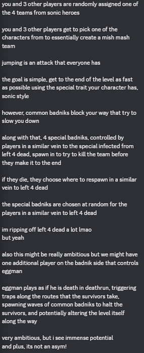 doktor_fetus's tweet photo. lowkey thinking of a sonic fangame idea
Last Life Dash - name idea by @trickylol331776 https://t.co/x2WmN4sJyf