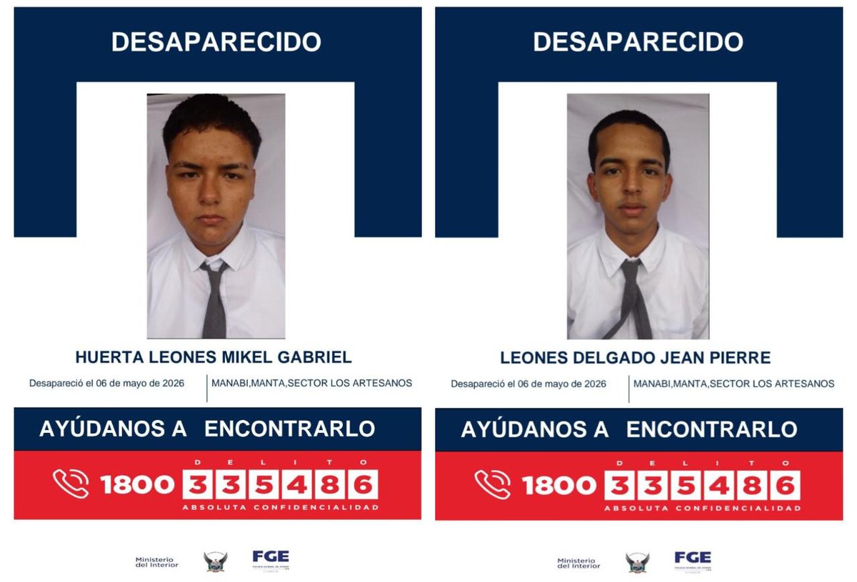 #DesaparecidosEcuador
Ayuden a compartir por favor, gracias