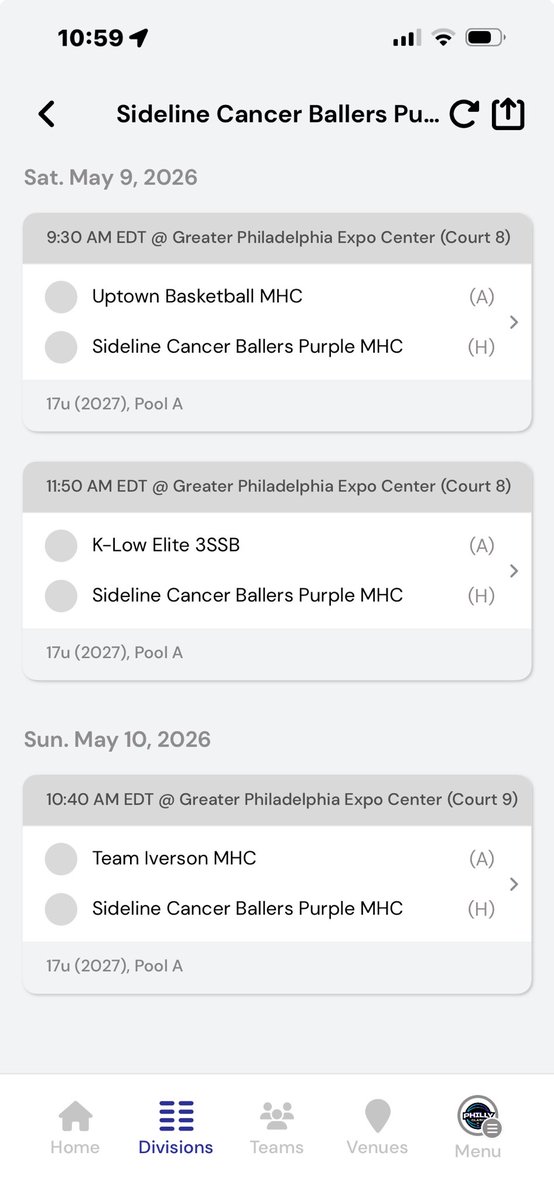 jack30curry's tweet photo. Check out my schedule for this weekend at MADE Hoops Philly Clash: https://t.co/pXyCTUIrFO