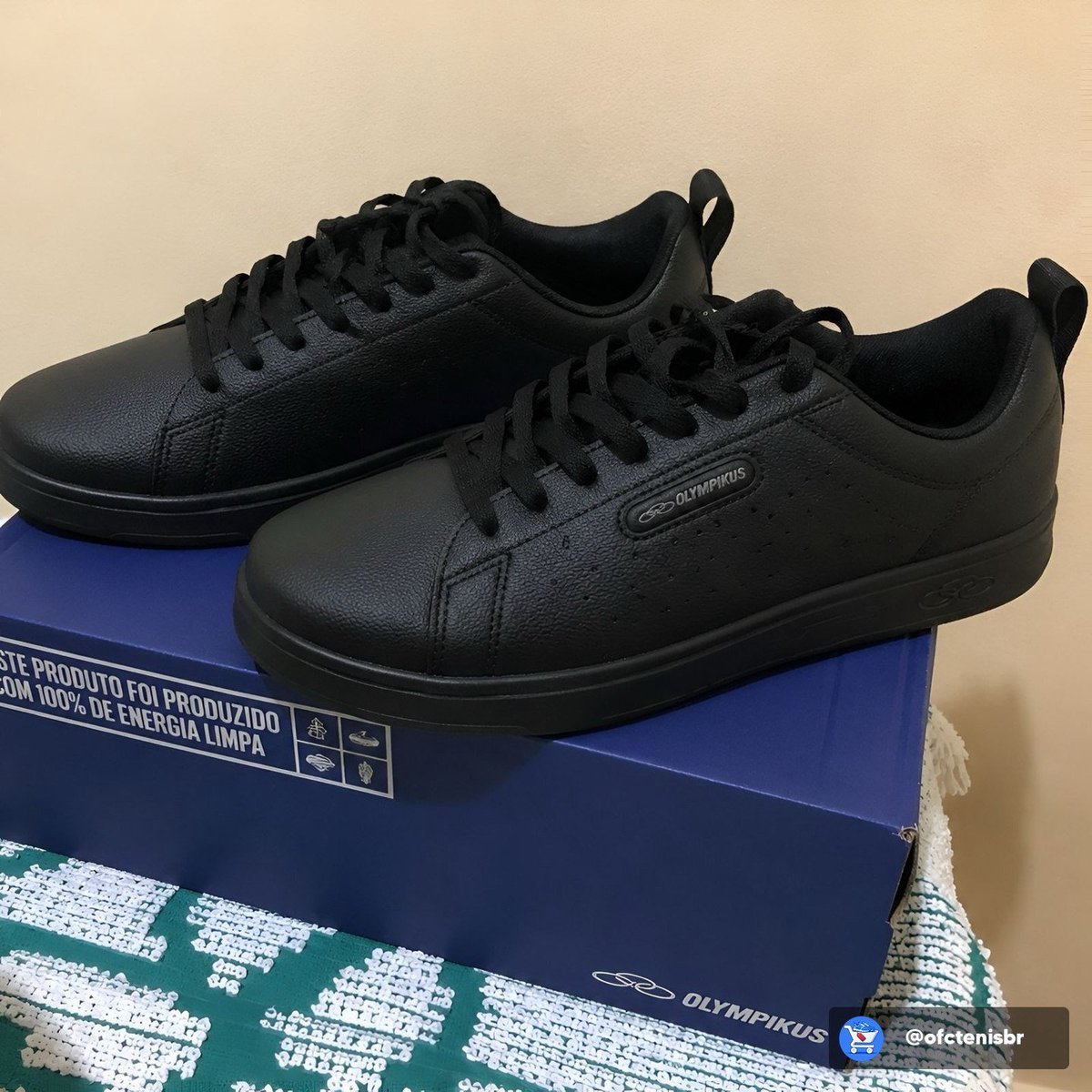 ALL BLACK PQ NINGUÉM LIMPA Tênis Olympikus Only 2 De: 199 | Por: R