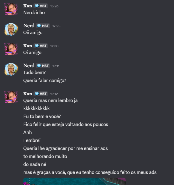 NerdHBB's tweet photo. Da série mensagens que aquecem o coração. É sobre passar pela comunidade e saber que fez valer a pena! 💙 https://t.co/myQnnFRzVS