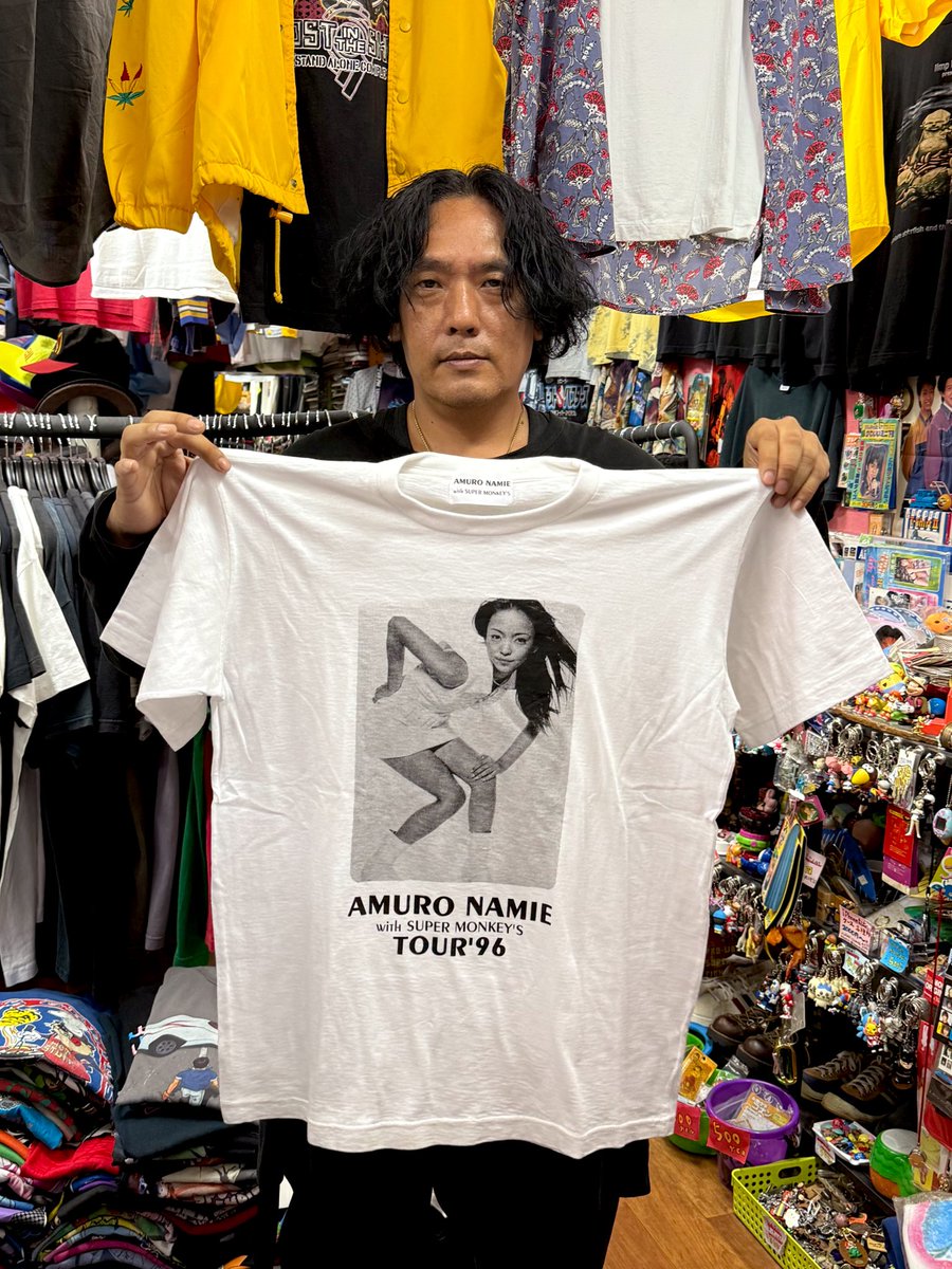 最高の90's安室奈美恵withスーパーモンキーズTシャツ旅立ってゆきまし
