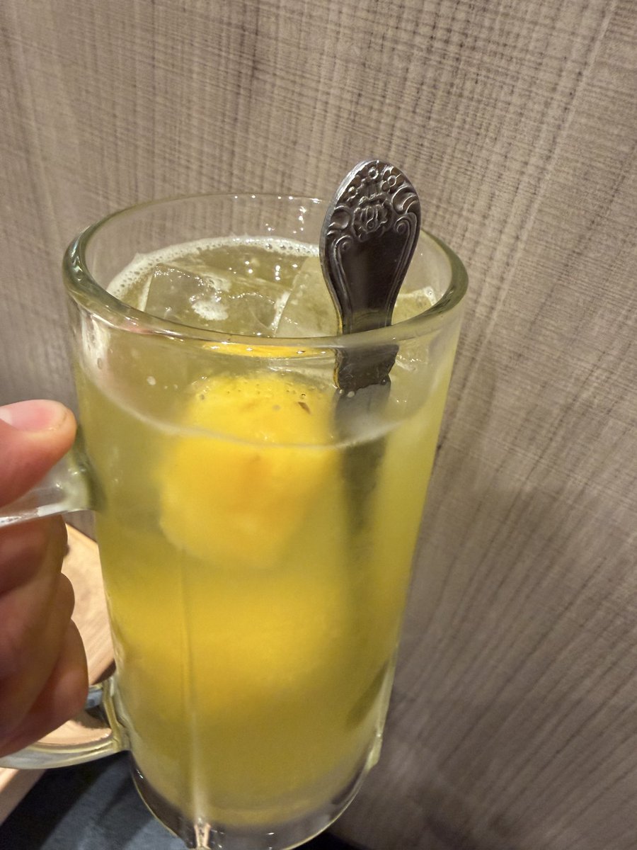 kachouon's tweet photo. おはようございます！！
ちょっと前に味ん味んで焼肉食べましたー！
金曜日元気に頑張っていきましょう☺️
#焼肉
#パインサワー https://t.co/hNlP41Tar0
