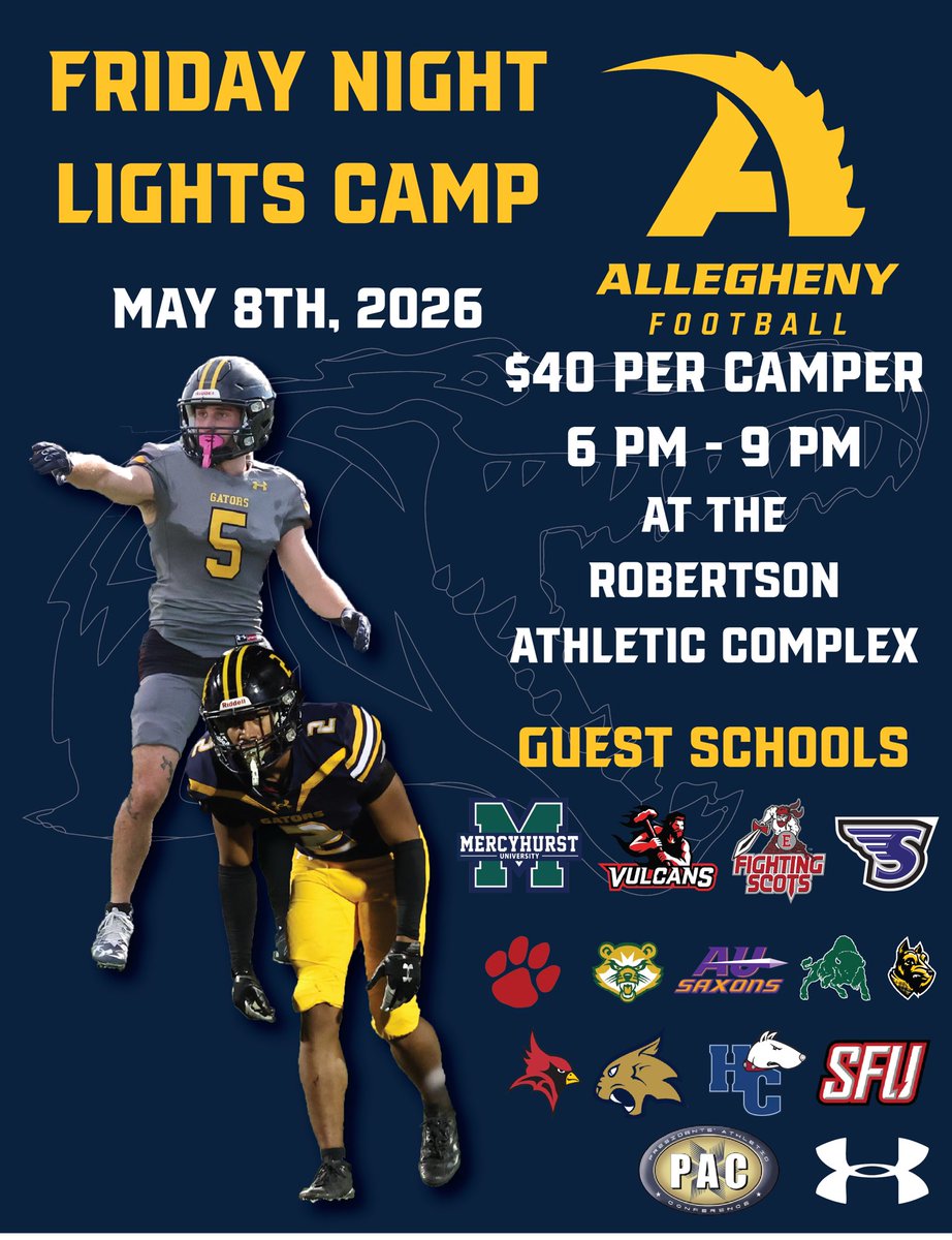 Allegheny Football tweet media