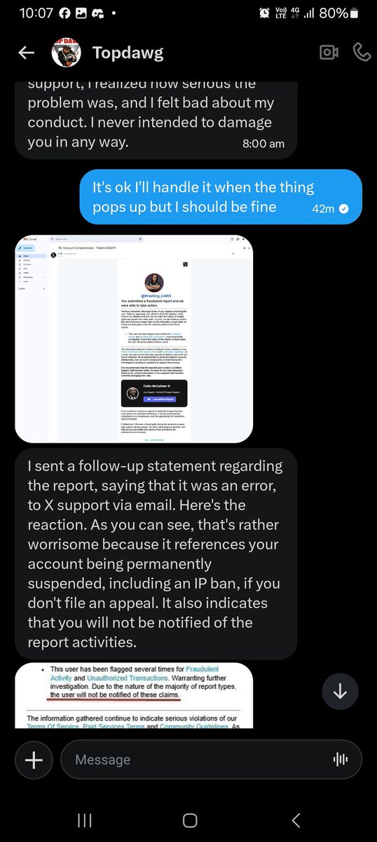 WrestlingCAWS15's tweet photo. Please block and report @CAWSWrestlfl8e he hacked my old account, and it's been 2 days since he hacked it, so I don't think I'll be able to get it back stay safe https://t.co/jVmyz1SDVt