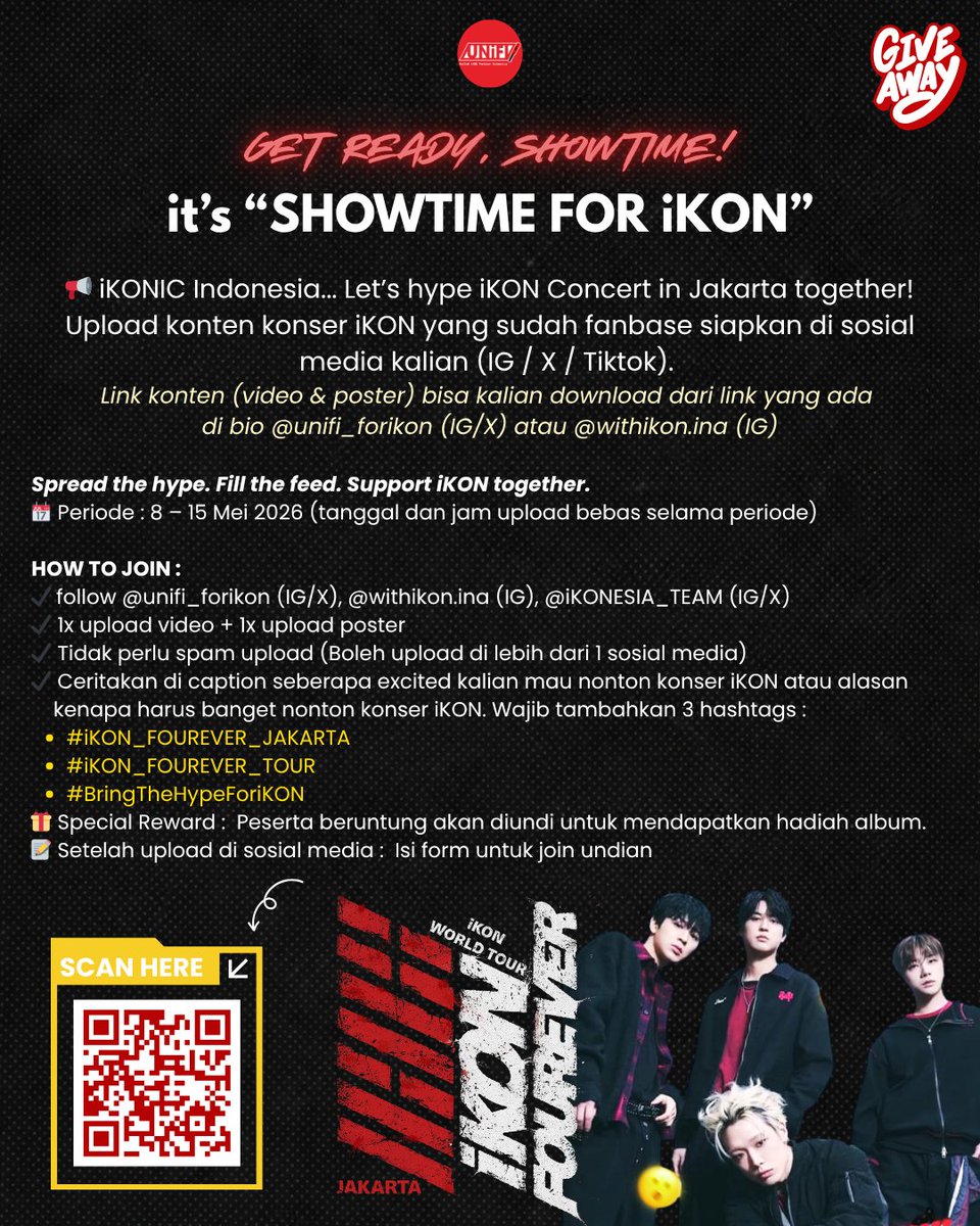 UNiFI (United iKON Fanbase Indonesia) tweet media