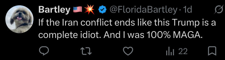Dcipher01's tweet photo. @FloridaBartley @RpsAgainstTrump Which is it? Are you MAGA or are you not? Flip-flopping mfs. https://t.co/STzia5LVwu