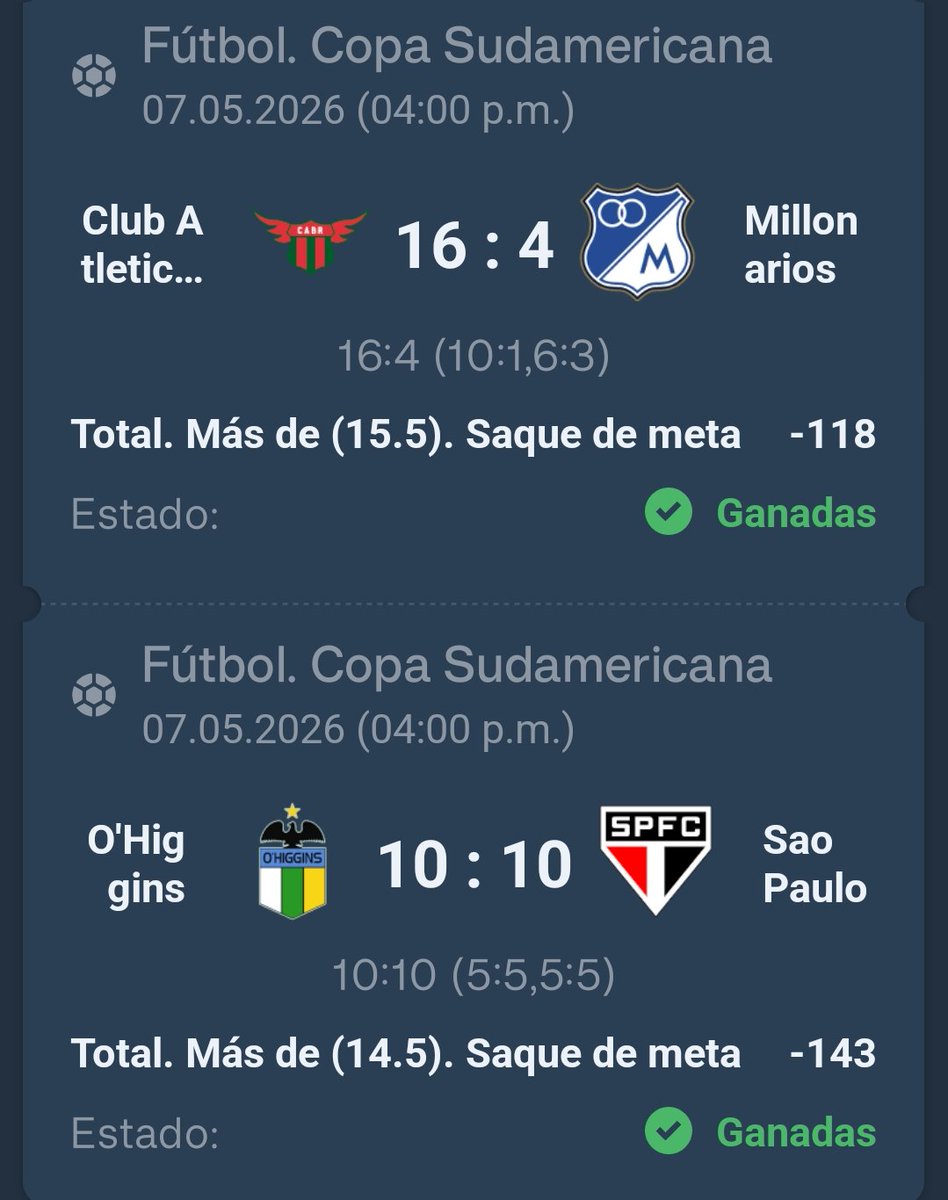 Saquen Un Pick ⚽ tweet media