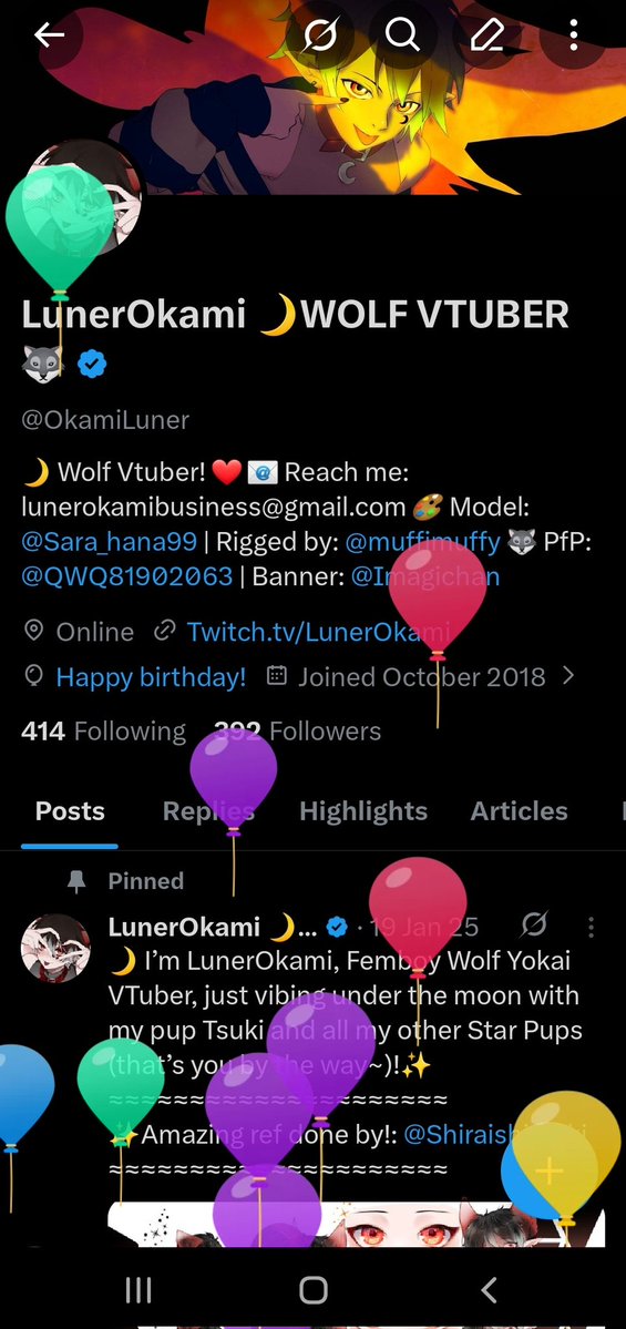 LunerOkami 🌙WOLF VTUBER🐺 tweet media