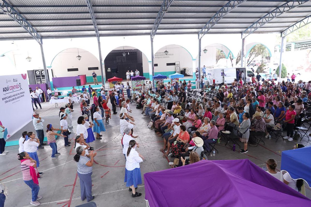 Maria_AlemanMC's tweet photo. Festejamos a las mamás y abuelas de los cuatro municipios serranos en nuestras Kermés de los Clubes del Adulto Mayor. 
¡Gracias por ser parte de este programa que busca regresar tan solo un poco de lo mucho que nos han dado! https://t.co/ihWtDTxtn0