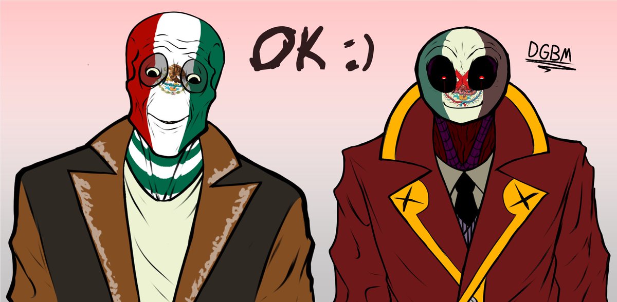 DGBM85's tweet photo. Good ending quizás #countryhumans #countryhumansmexico #countryhumansart #countryhumansfanart #countryhumansmyheavenisyourhell #countryhumanslatam 2/?? (No c por q sería gracioso la ortografía de zombi del PvZ) @Yoyogauchadas https://t.co/Xa2nGHELpy