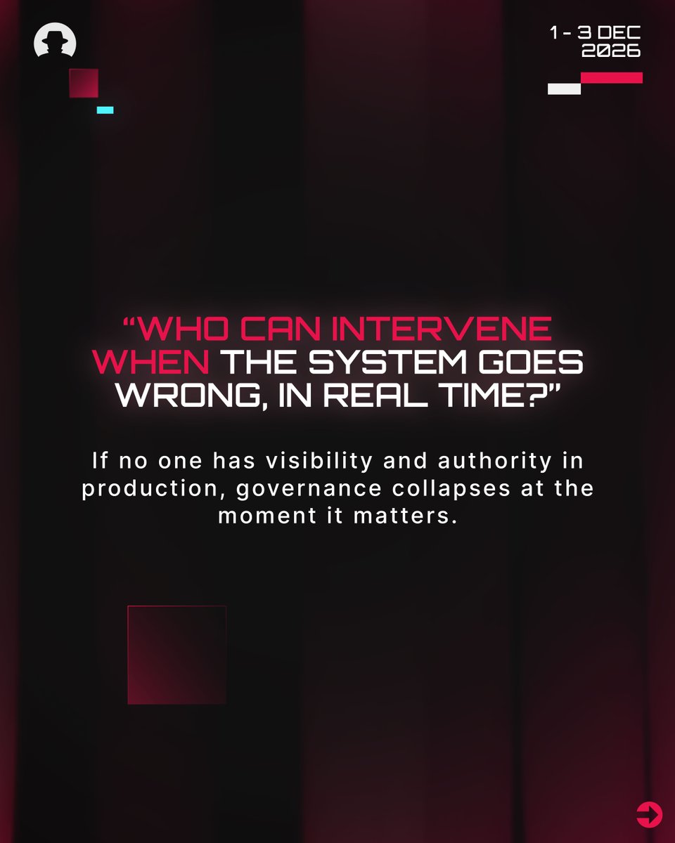 Blackhatmea's tweet photo. You might think your organisation has AI governance under control. 

You’ve got policies, and you’ve appointed a responsible AI lead. But according to Betania Allo (AI Governance and Trust Strategist), one question makes everyone go silent: 

"Who can intervene when the system goes wrong, in real time?"

Read the interview now - https://t.co/E5yuPw0708

#BlackHatMEA