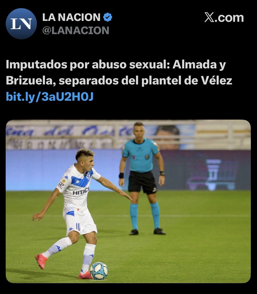 No vi a tanta gente quejándose cuando trajimos a Almada con una denuncia por abuso sexual.