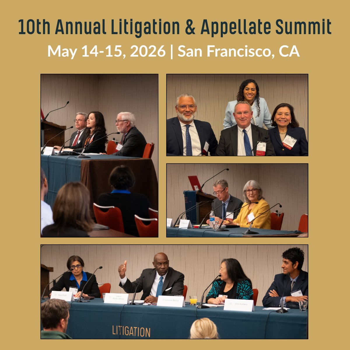 CLALitigation's tweet photo. May 14–15 at the JW Marriott Union Square, California's top trial and appellate practitioners will gather: https://t.co/ll8dZDeC4S

#Litigation #AppellateLaw #MCLE #TrialLawyers #CaliforniaLawyersAssociation https://t.co/PwbFStSJFH