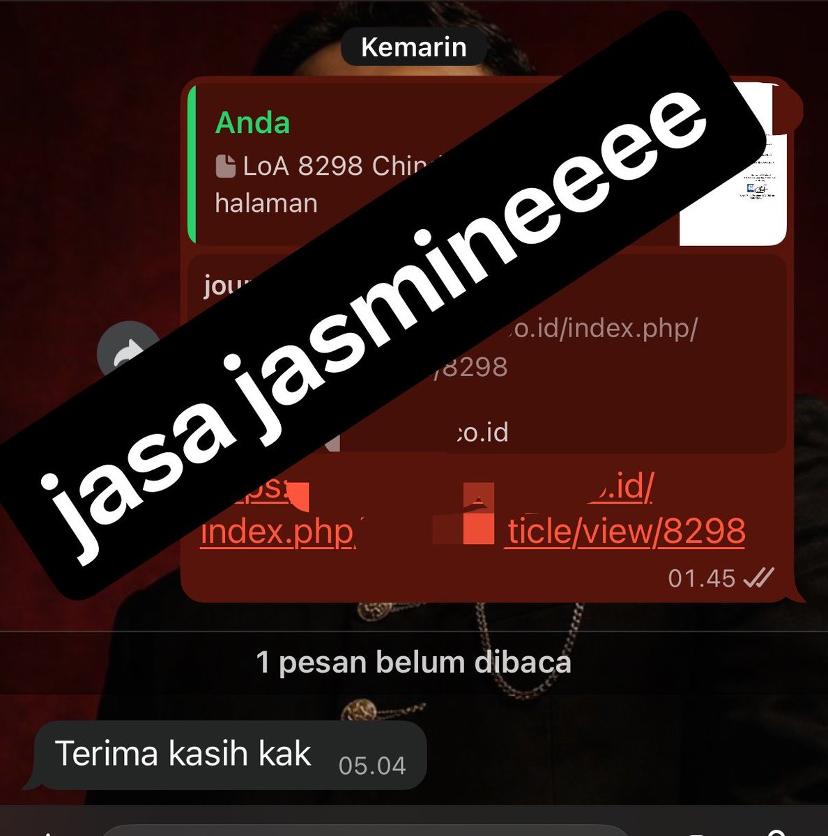 sucimaghfi04's tweet photo. testi publish jurnal sinta 5 500 🫰🏼
#zonauangㅤ 
#jurnalsinta https://t.co/bzse08dCS1