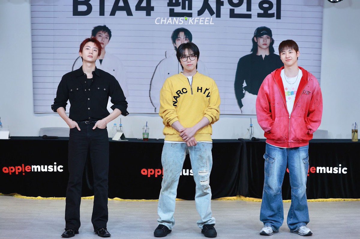 chansikfeel's tweet photo. 260507 애플뮤직 팬싸
비세최💚🖤
#B1A4 #공찬 #신우 #산들 @B1A4_gongchan https://t.co/VZ5GjtedZg