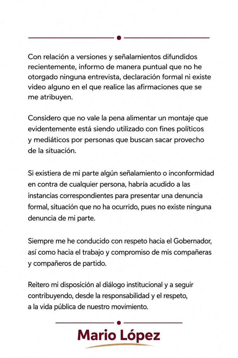 Mario López tweet media