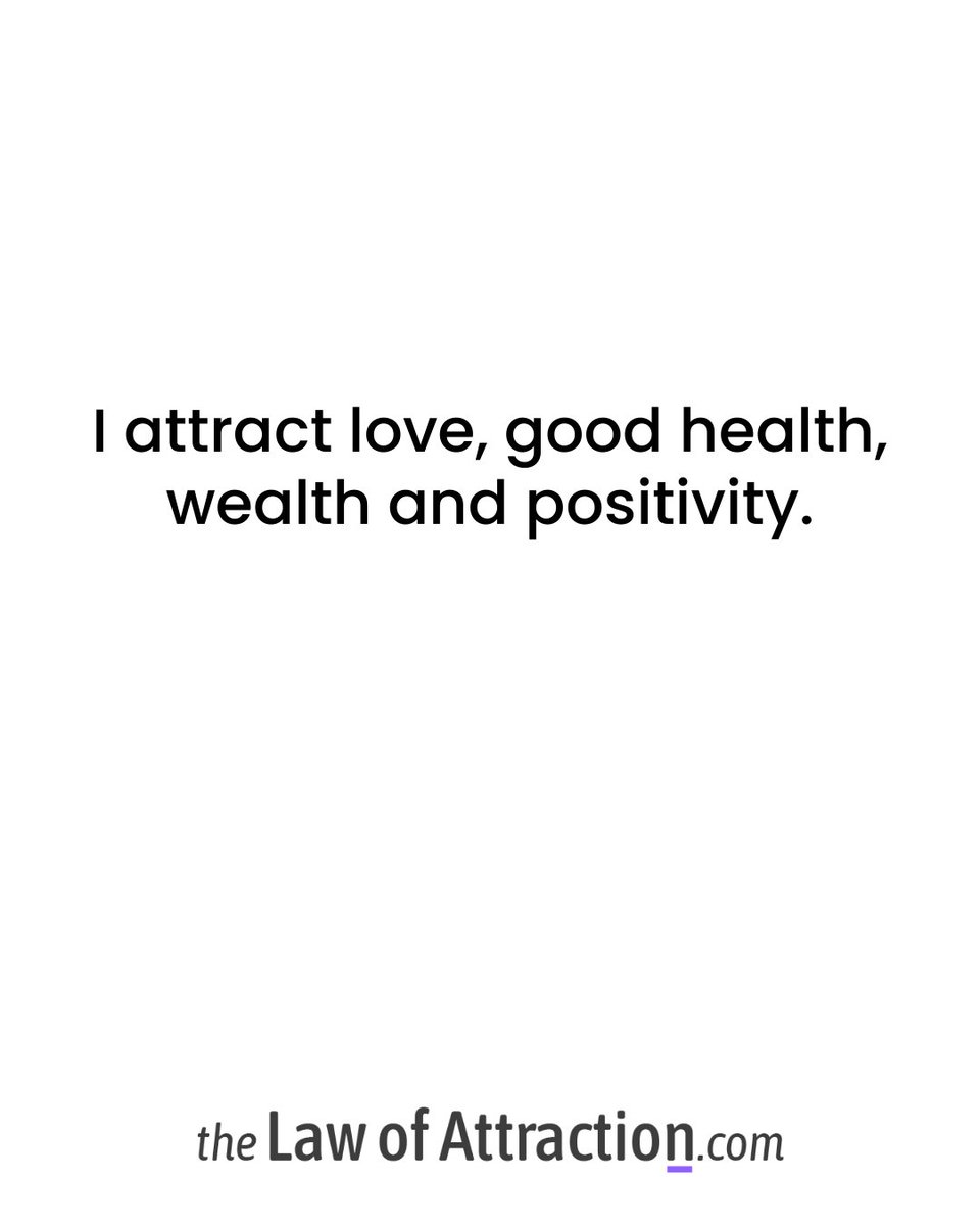 Law Of Attraction tweet media