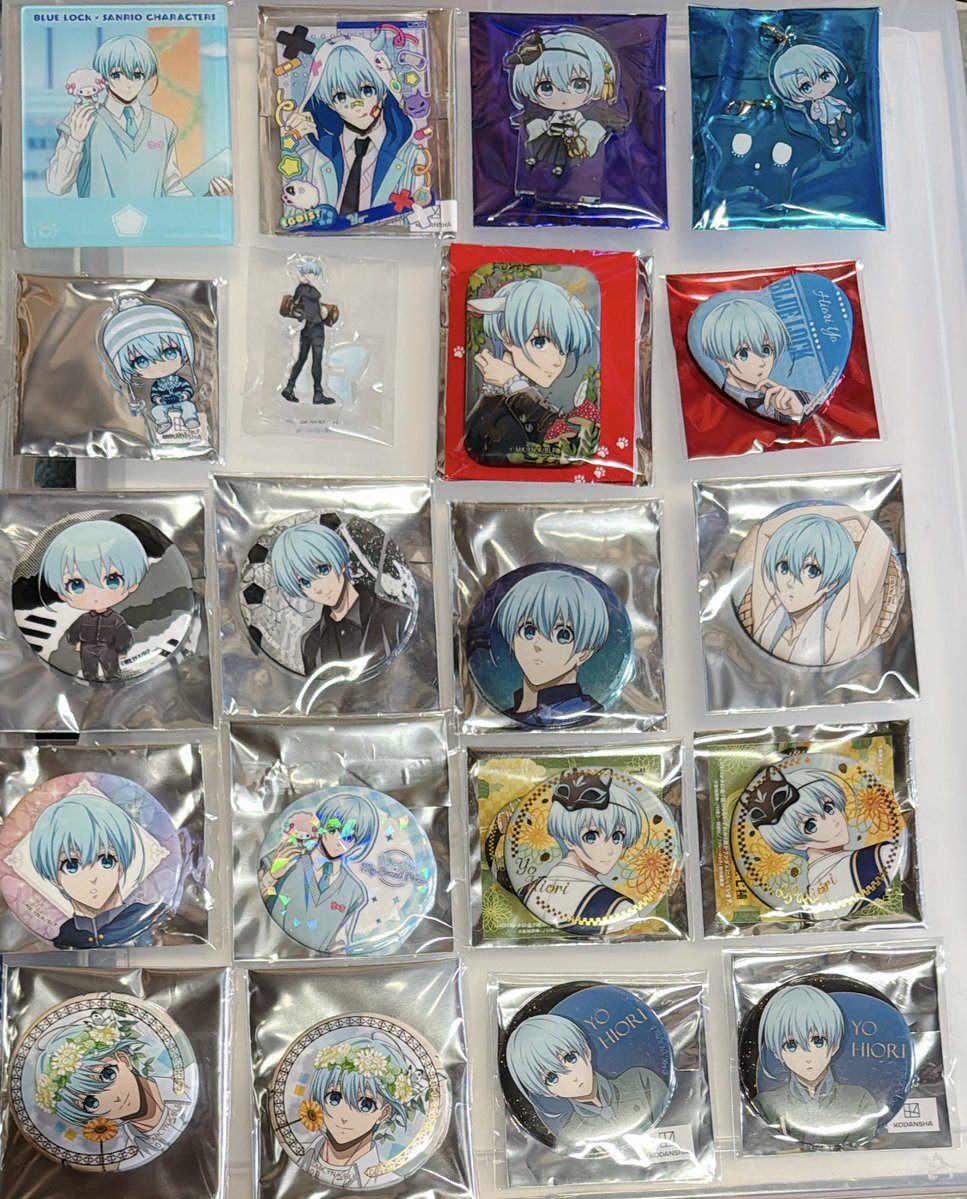 譲渡】ブルーロック 過去グッズ アクリルカード アクスタ チャーム 缶