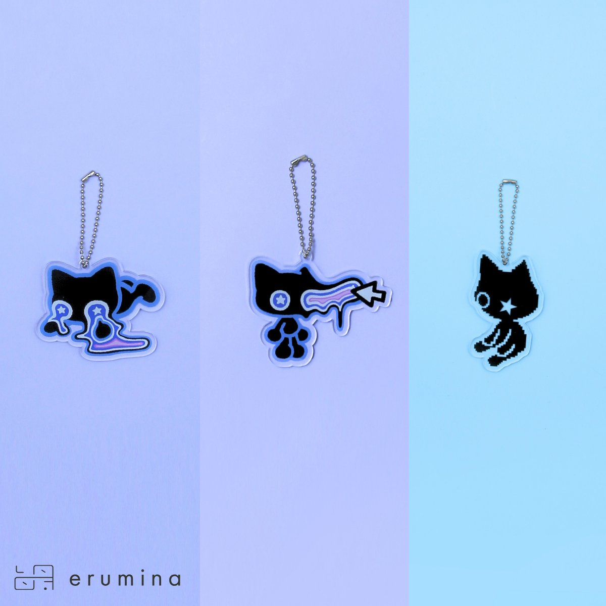 eruminacreators's tweet photo. 🛒Today's pick up item ⭐︎

ぐにゃりと溶ける、唯一無二の質感。100pHz  @Hz100p さんのアクキーをご紹介🪐

鮮やかなネオンカラーが映える、少し大きめサイズ。どこにつけても可愛い仕上がりです🐈‍⬛
#erumina

-アクリルキーホルダー
【価格】各1,800円(税込)

🔽商品の詳細はこちら👀
https://t.co/peqswMor6b