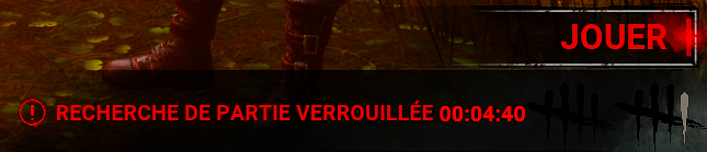 Keulade's tweet photo. Imagine ton jeu plante en pleine partie et en plus tu prends une pénalité d'attente... @DBD_Fr On en a marre de ce genre de conneries... On veut pouvoir rejoindre nos games en cas de plantage. D'autres jeux le font déjà. https://t.co/Rnm0IqXReL