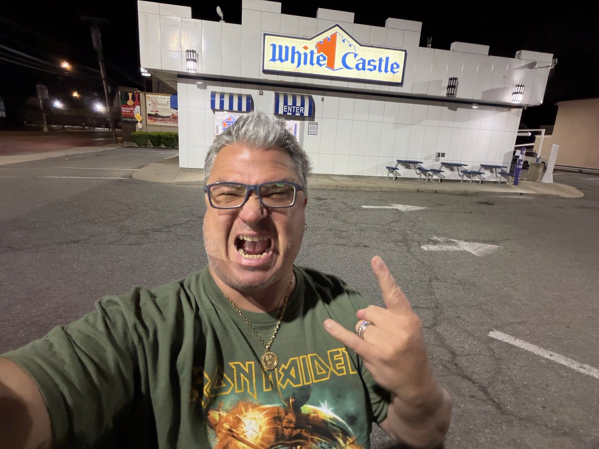 After seeing <a href="/IronMaiden/">Iron Maiden</a> doc
You end the night <a href="/WhiteCastle/">White Castle</a> 
<a href="/JunksRadio/">The Junkies</a> <a href="/EBJunkies/">Steak/Sauna/Parlay/Draft King</a>  <a href="/moneymetalcakes/">John Auville</a> <a href="/GlassJoeJP/">John-Paul Flaim</a>