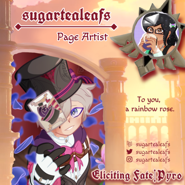 elicitingfate's tweet photo. 🔥Contributor Spotlight🔥

Page Artist, Sugartealeafs, burns with passion! ❤️‍🔥

"To you, a rainbow rose." https://t.co/6x4K7ht8de