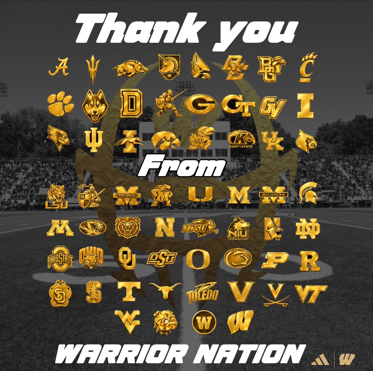 WARRENCENTRALFB's tweet photo. The Far East was packed with opportunity today. Thank you coaches for coming out and believing in our kids.

@CoachWhitaker1 

#BTM #WHN #WCFootball  #WCFamily https://t.co/ve64vYfa6X
