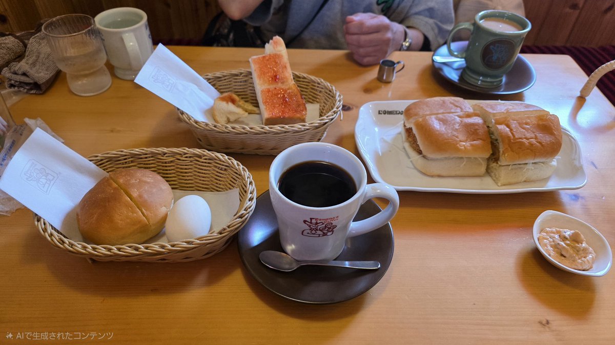 de40226024's tweet photo. 久しぶりの休日は、バリカンのお礼で朝コメダ♪

(´▽｀) https://t.co/Wxkkks5VcX