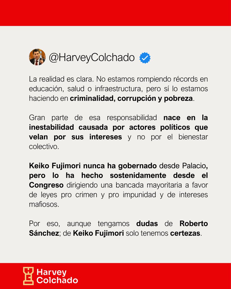 Harvey Colchado tweet media
