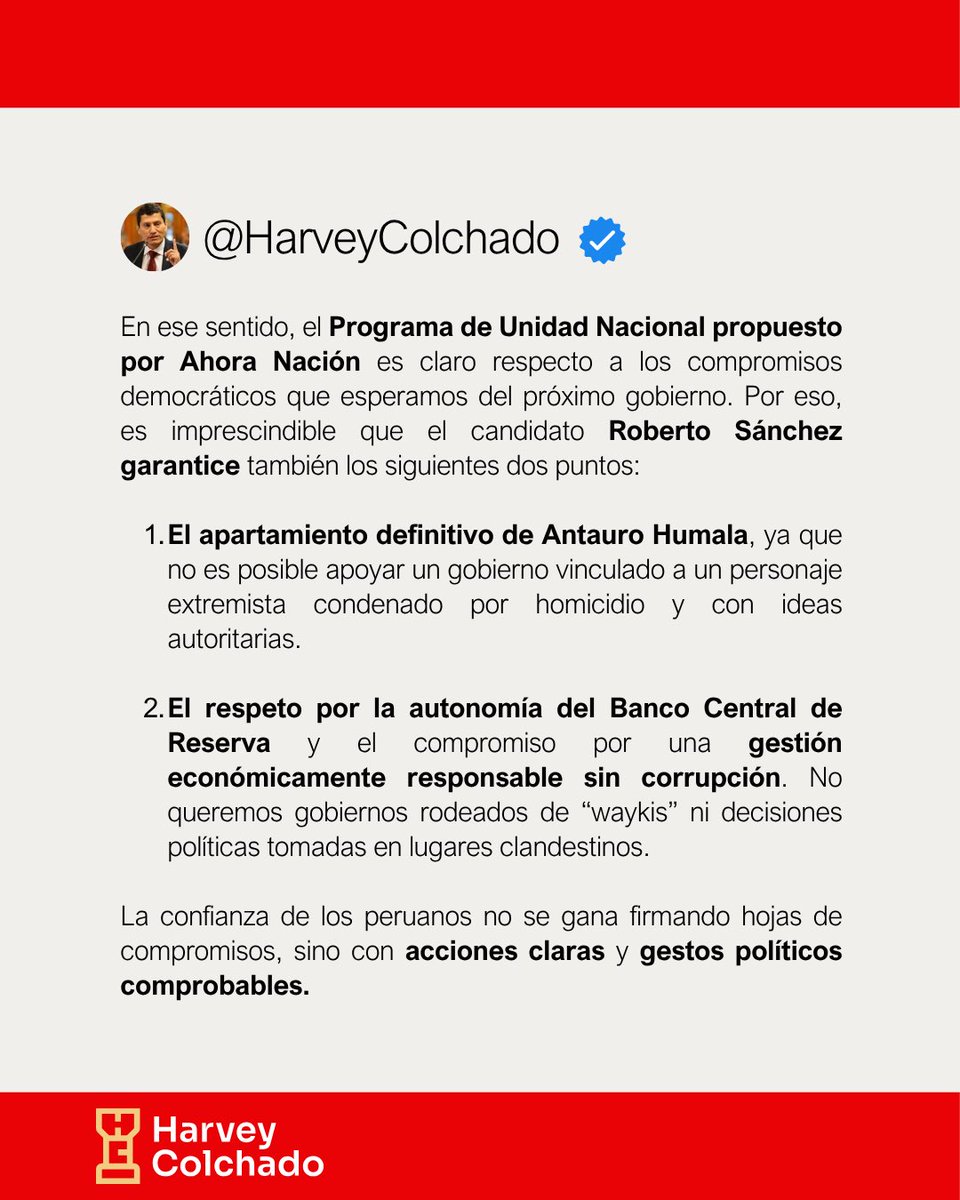 Harvey Colchado tweet media