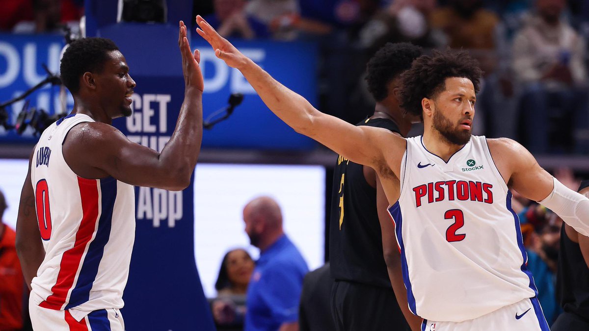 TheHoopCentral's tweet photo. JUST IN: The Pistons win Game 2 vs. Cleveland. 🔥

Detroit takes a 2–0 series lead https://t.co/6zbBLdRf32