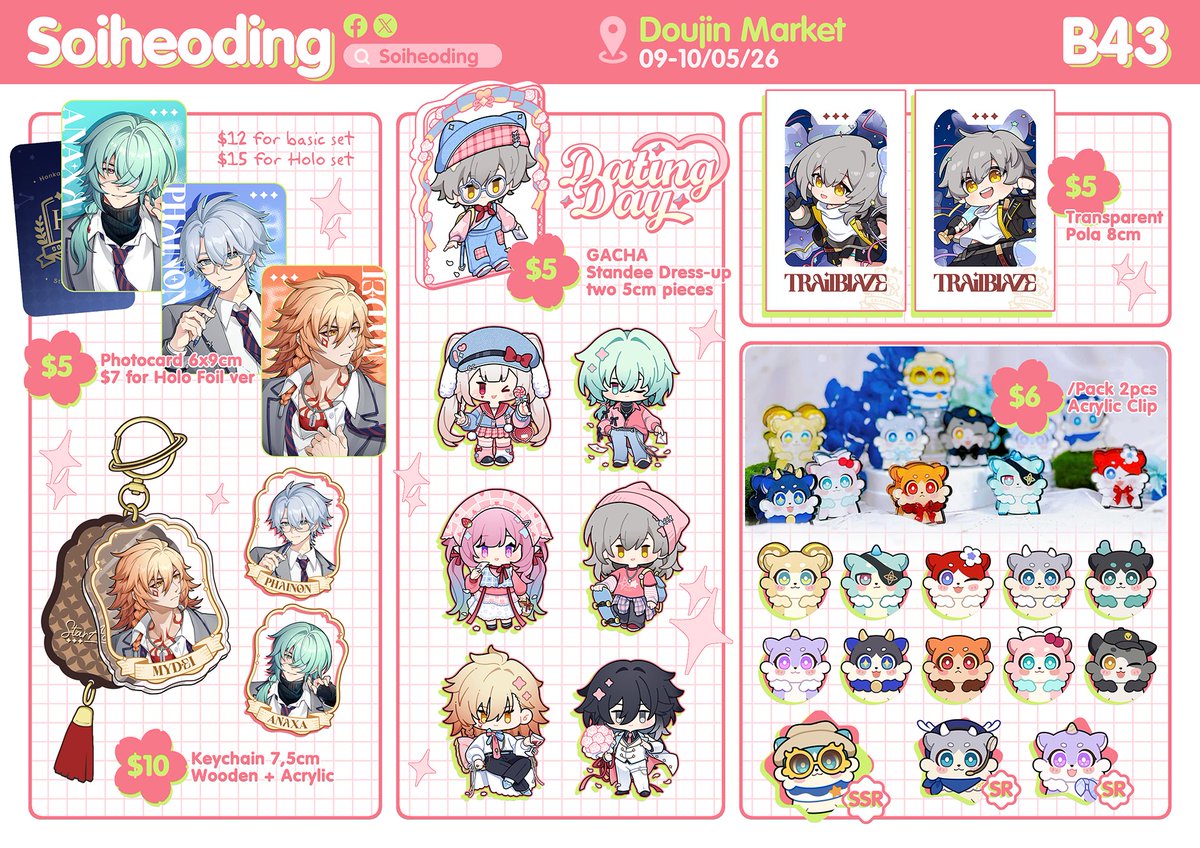 soiheoding's tweet photo. My full catalouge for #doujima2026
Come meet me at B43 for more cute products !!! 
ヾ(*´∀｀*)ﾉ
#doujima2026catalogue https://t.co/pke71KcwF1