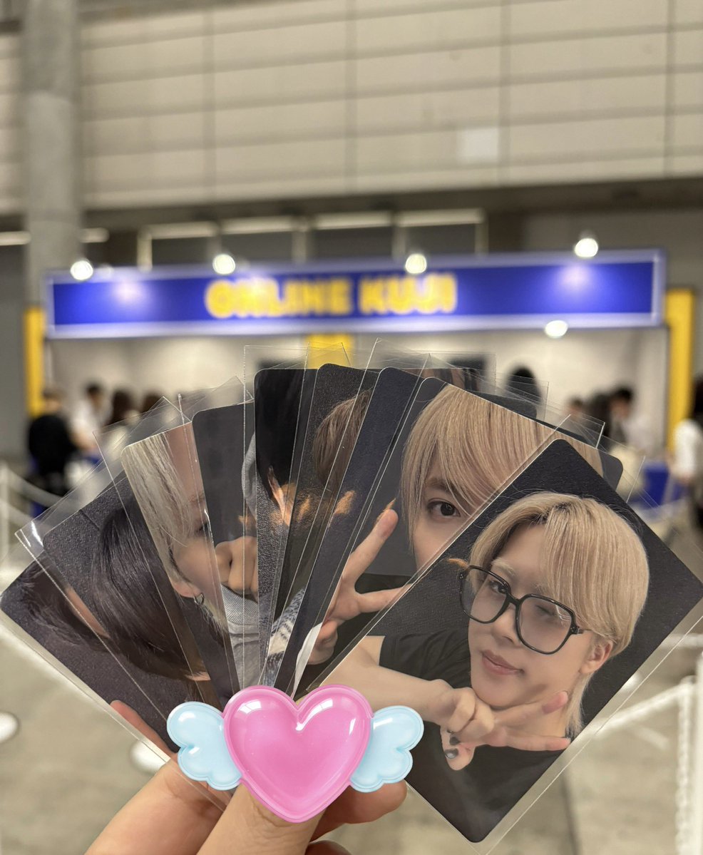 KCONくじトレカ無事に受け取れました！ メンバー全員のビジュアルは