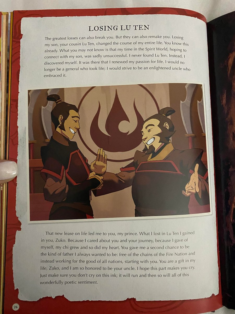 Iroh só virou uma pessoa boa pois quando Lu Ten morreu, ele procurou métodos espirituais pra se conectarem, não o achando, mas evoluindo como pessoa, então ele ia ser tal qual o pai Azulon...

Lu ten por outro lado parecia ser a frente do Iroh, assim como Zuko tinha coração o bom