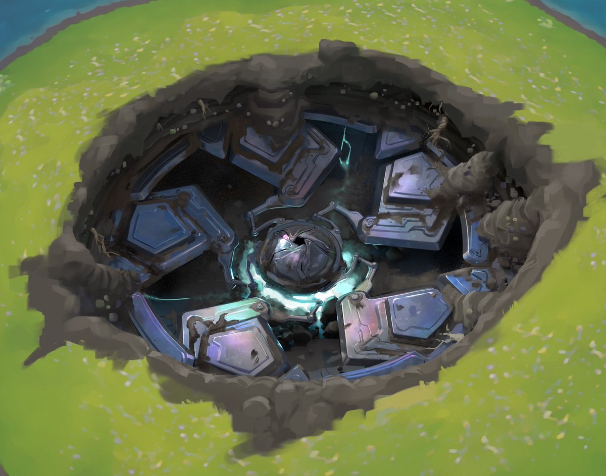 ScyanYT's tweet photo. PROBABLY FORTNITE ACT 3 TEASER👀

@EpicTofuChris just randomly revealed the concept art for the vault in ch1. And it looks insane... Remember dark voyager is waiting for this to get revealed👀and he will make one in ch7 too https://t.co/jgQ0yYC5DF