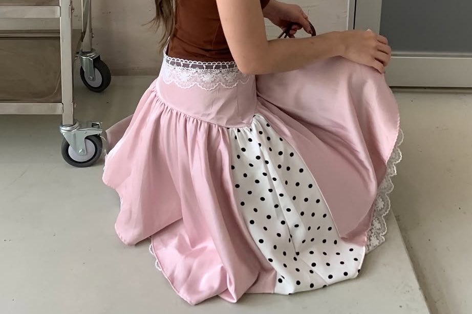 cutiecolors กับโทนสีชมพู โคตรจะน่ารักลูกคุณหนู แล้วดีเทลกระโปรงสวยมาก lace with polkadot is a 10/10🩰🎀🦢