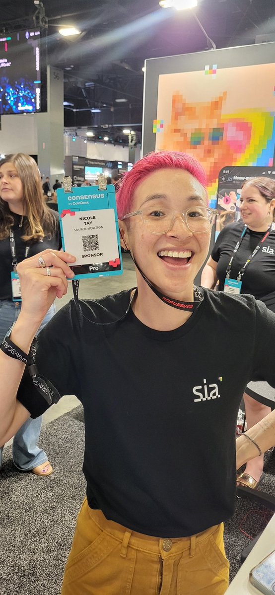 Brianmanpi's tweet photo. I met sooo many good people at #Consensus2026.  
Expect to see some new things soon in the Pi Network!!!
@SiaFoundation thanks for the free storage!
#ModelsForPi ❤️ #PiNetwork https://t.co/jsmxojTvsK
