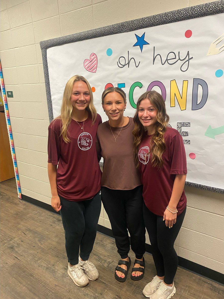 We are so proud of the Lady Tigers Soccer Team for making it to the Final 4!  We loved having some of the team join us this morning at BMES!  Once a BEAR, always a BEAR!!
